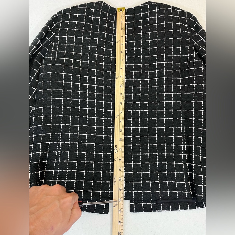 Ann May Vintage Woman’s 100% Woven Silk Jacket. Size 8 - Picture 12 of 14
